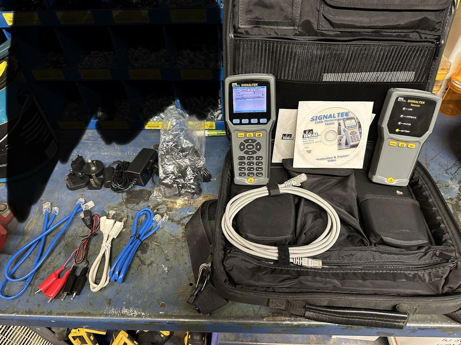 IDEAL SignalTek Gigabit Ethernet Cable Qualification Tester Signal Tek