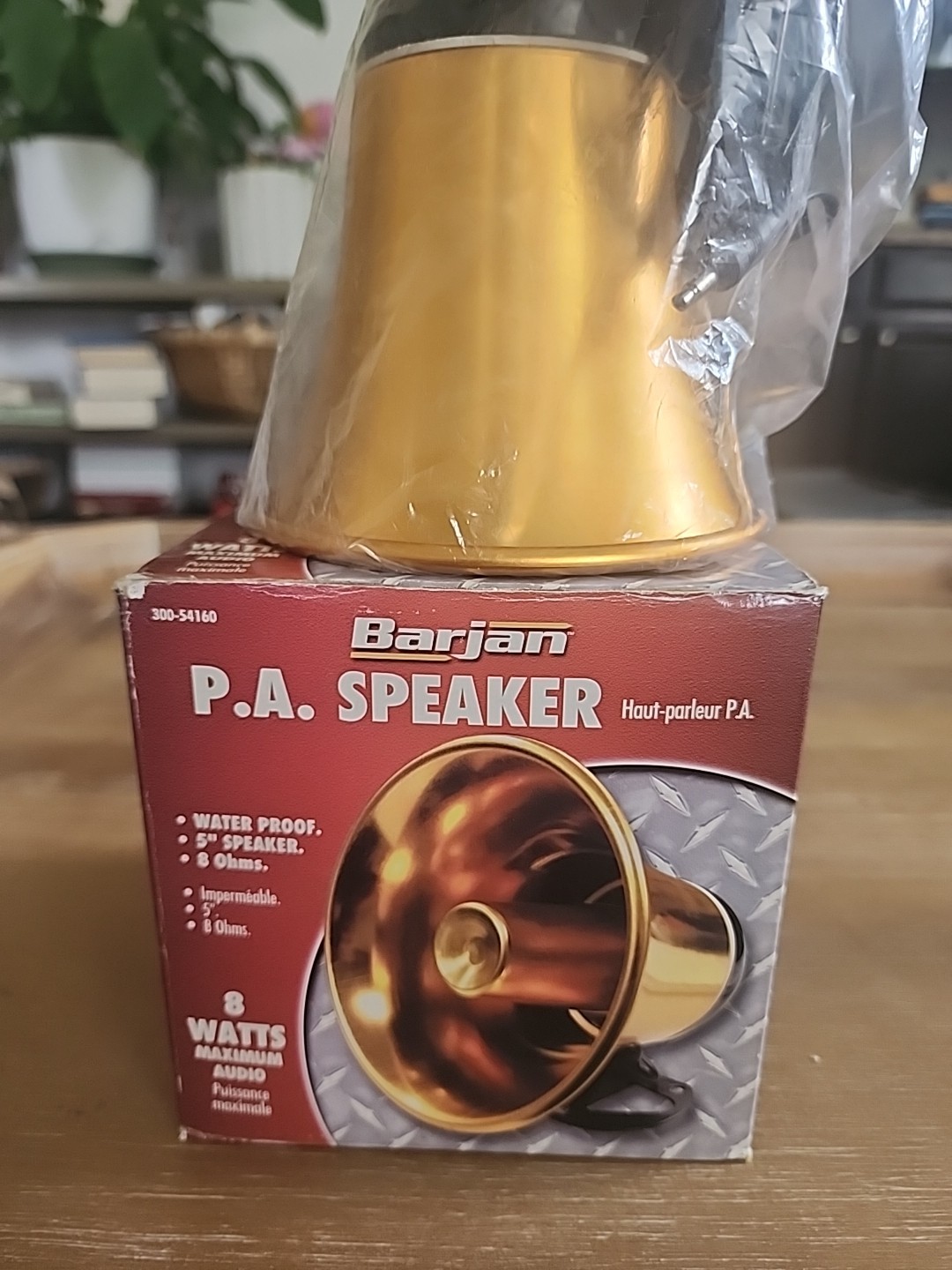Bar jan P.A. Speaker Haut- Pparleur Pa 8 watts Maximum Audio Water 5" Speaker 8