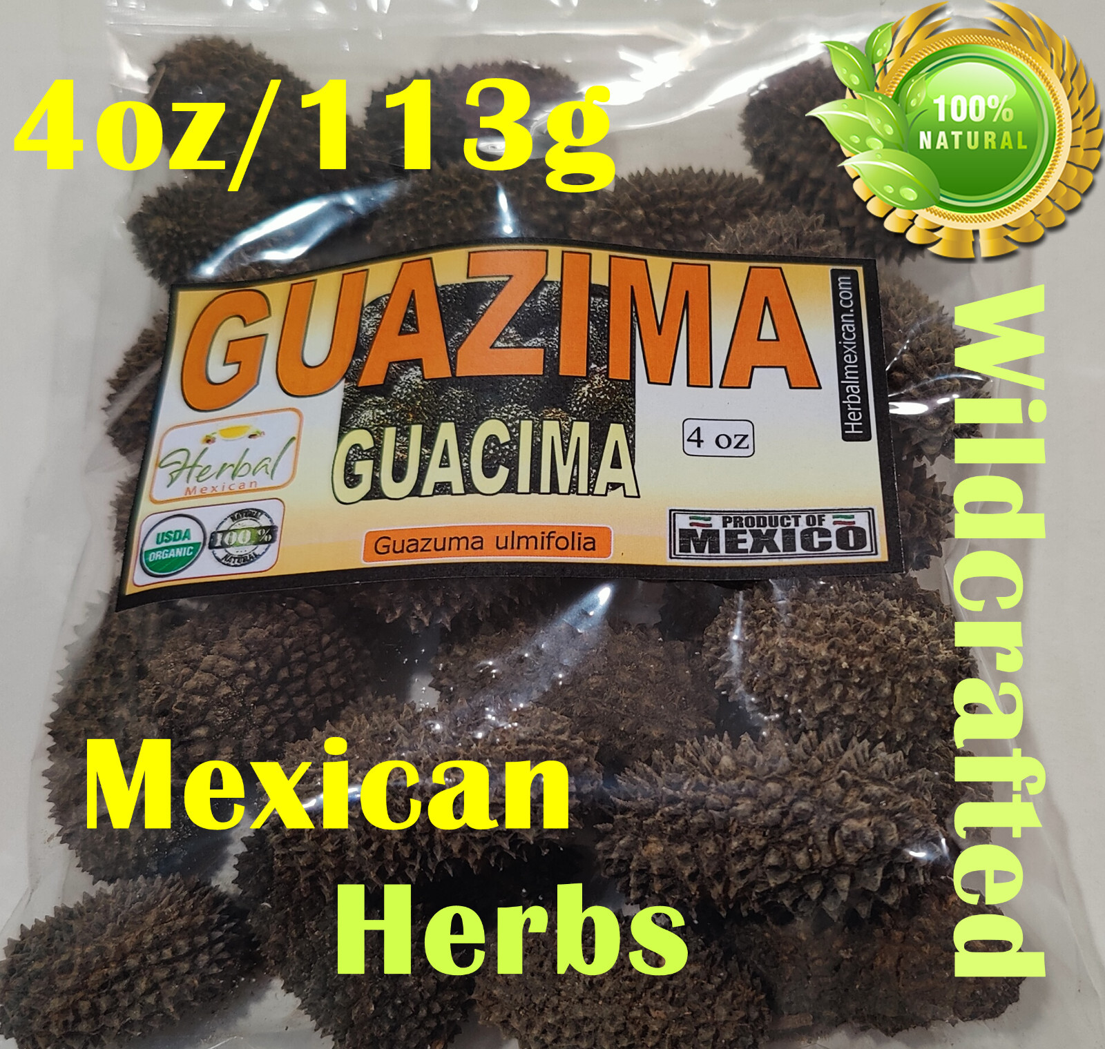 guazima guásimo guácima guásima caulote cuaulote Guazuma ulmifolia semillas 4oz