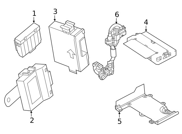 Genuine Mazda Body Control Module BCYA-67-560K