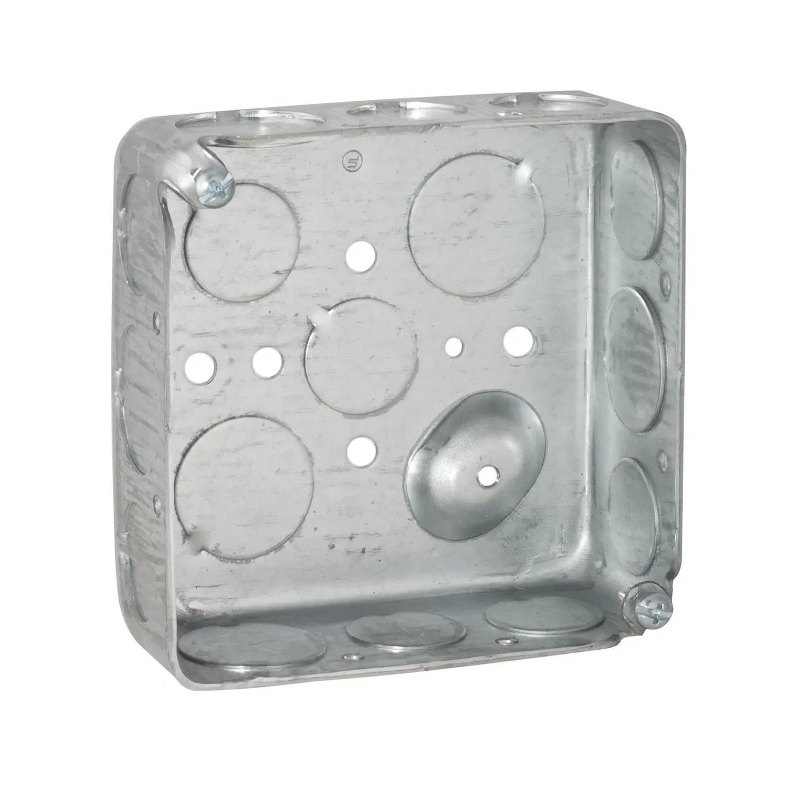 4" Box, Drawn Construction (Pack of Box and Cover) AP-12081, Square Electrical