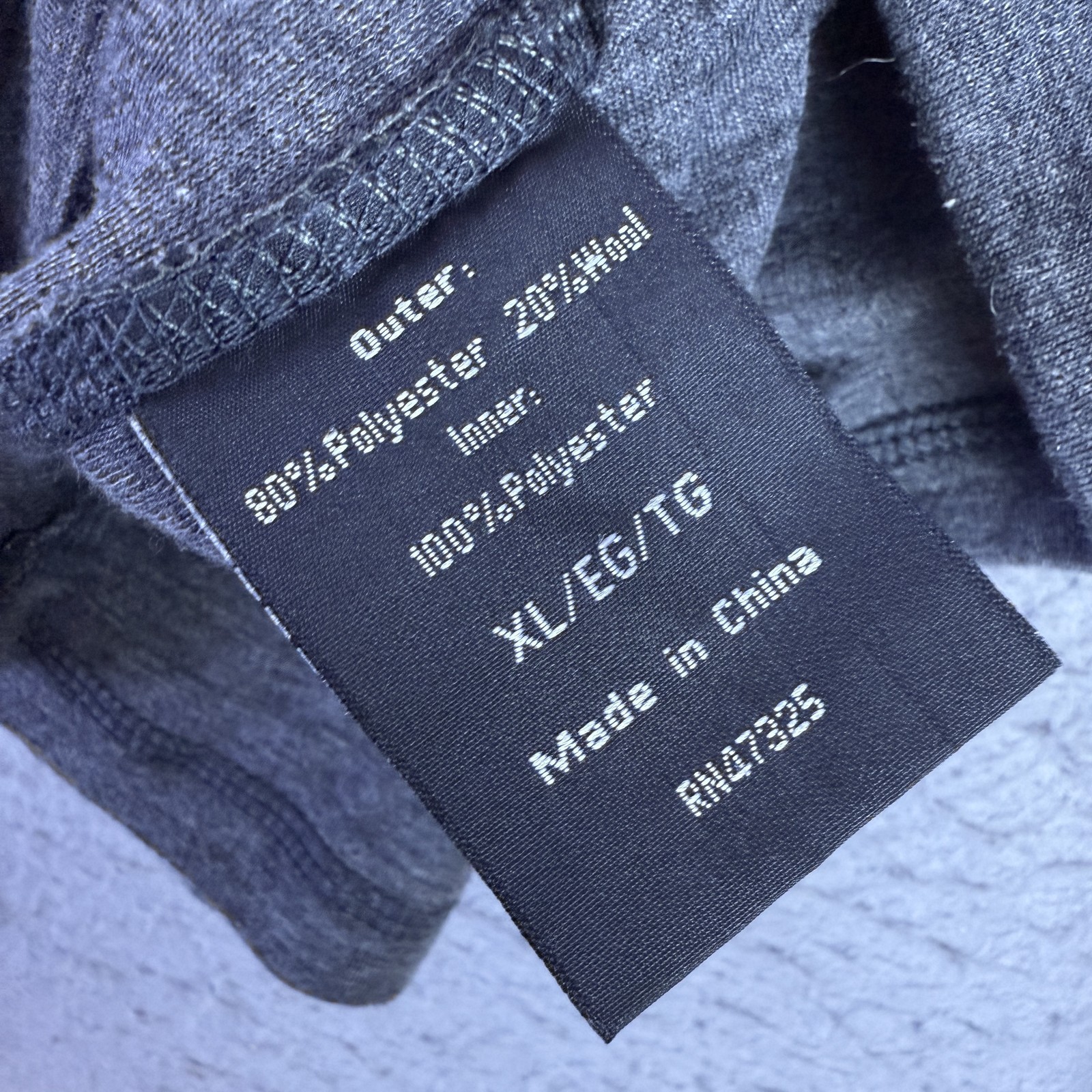 Omni-Wool Mens 1/4 Zip Pullover Size XL Gray Wool Blend Base Layer Gorp Outdoors