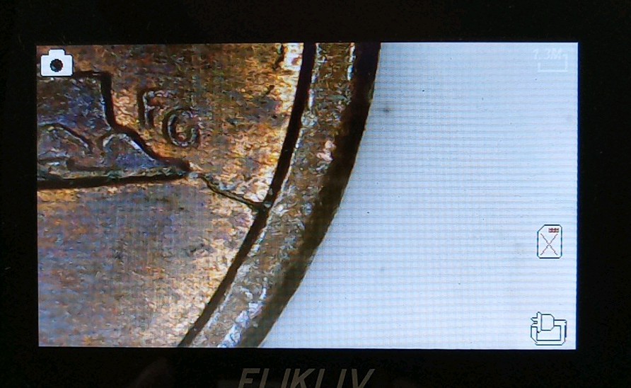 Error 1986 Lincoln Penny- Rim Run - Die Crack