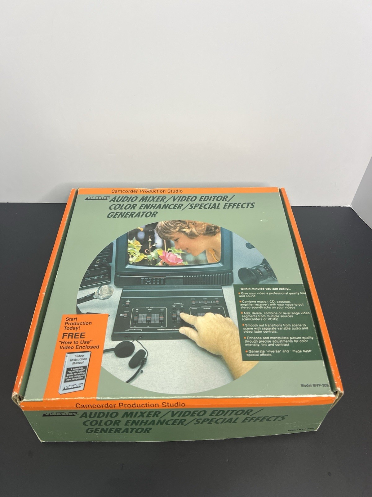 VINTAGE VIDEOTEC AUDIO MIXER - VIDEO EDITOR - SPECIAL EFFECTS  MODEL MVP-3080