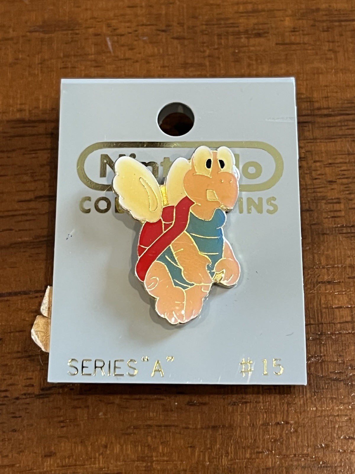 Nintendo Super Mario Brothers Collector Pin 1989 Winged Koopa Troopa #15 Vintage