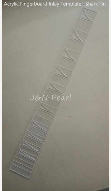 JNNPEARL 1 Acylic Guitar/Banjo Fretboard 3 In1 Template Inlay,Fret slots,Outline