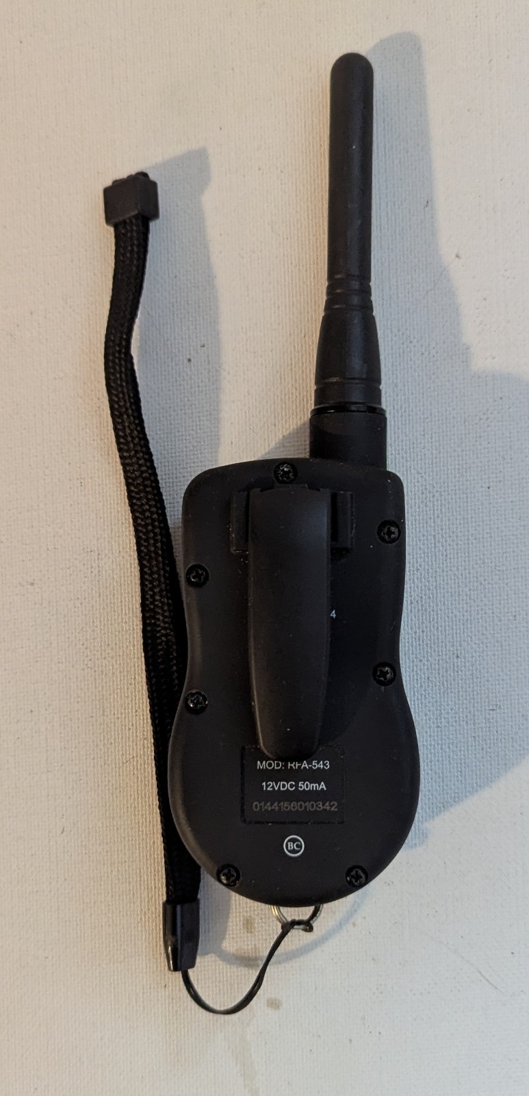 PET SAFE RFA-543 REMOTE CONTROL TRANSMITTER ONLY UNTESTED
