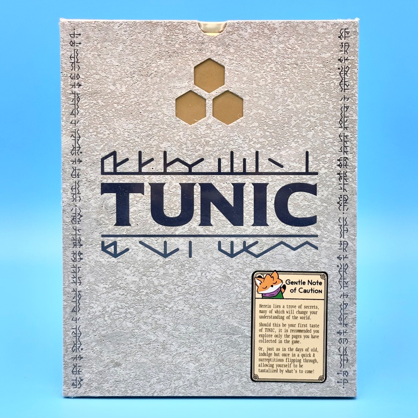 TUNIC Instruction Book + Slipcase Hardcover In-Game Manual Art Guide Switch PS4
