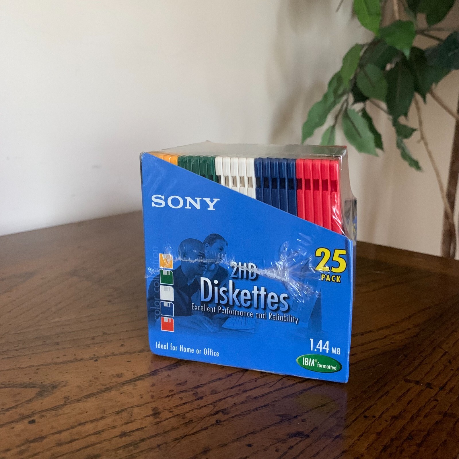 Sony Floppy Disk 25 Pack 3.5" 2HD Diskettes Color Collection Brand New NOS Vtg