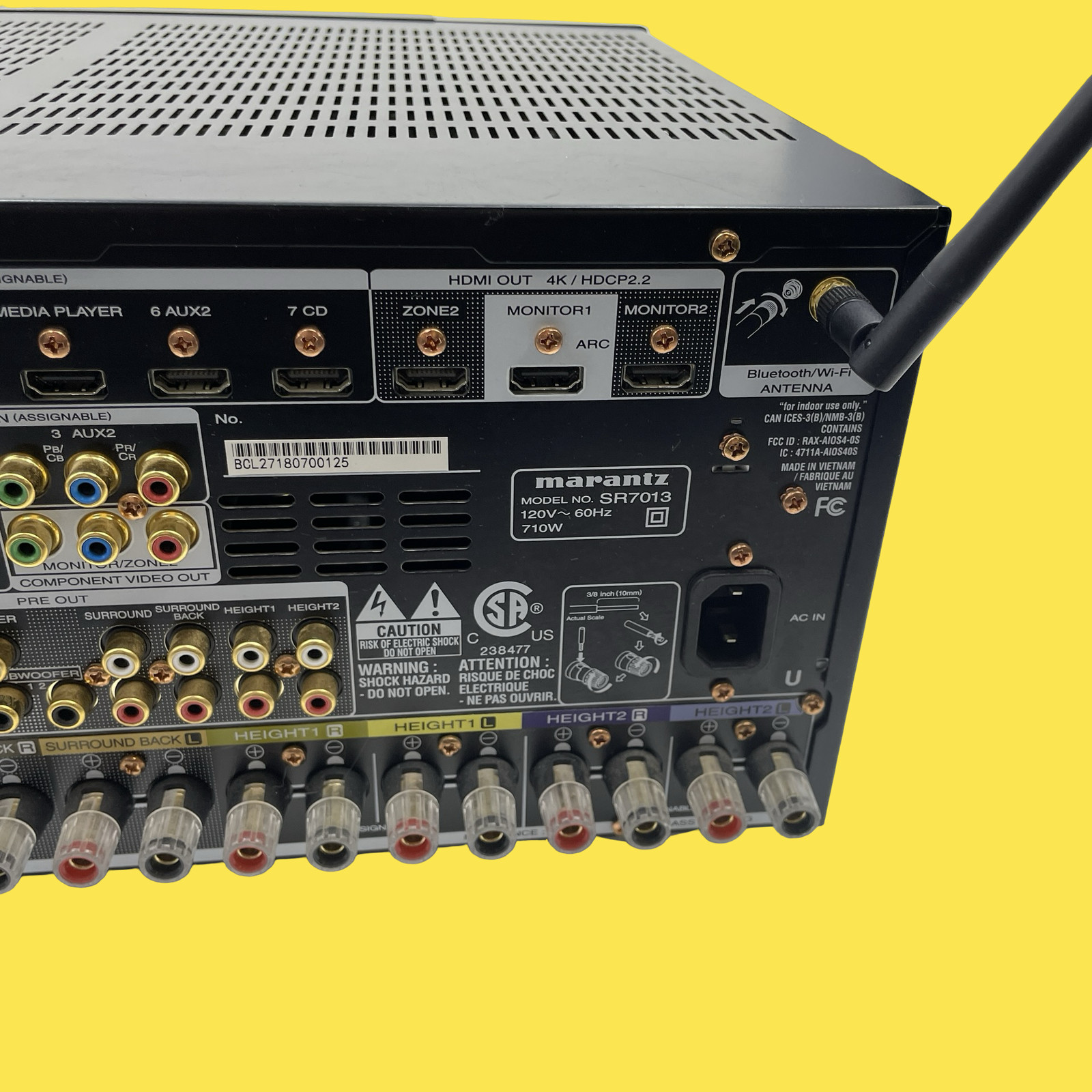 AS/IS Marantz SR7013 9.2 Channel Network AV Receiver #FP9077 (AR)