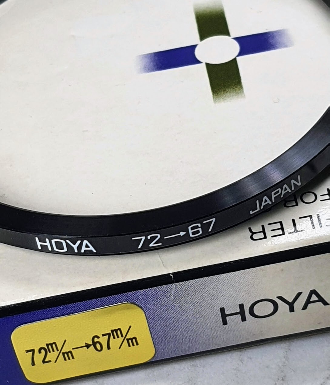 Hoya 72-67mm Step-Down Converter Lens Filter Adapter Ring 72mm-67mm E72-E67 New
