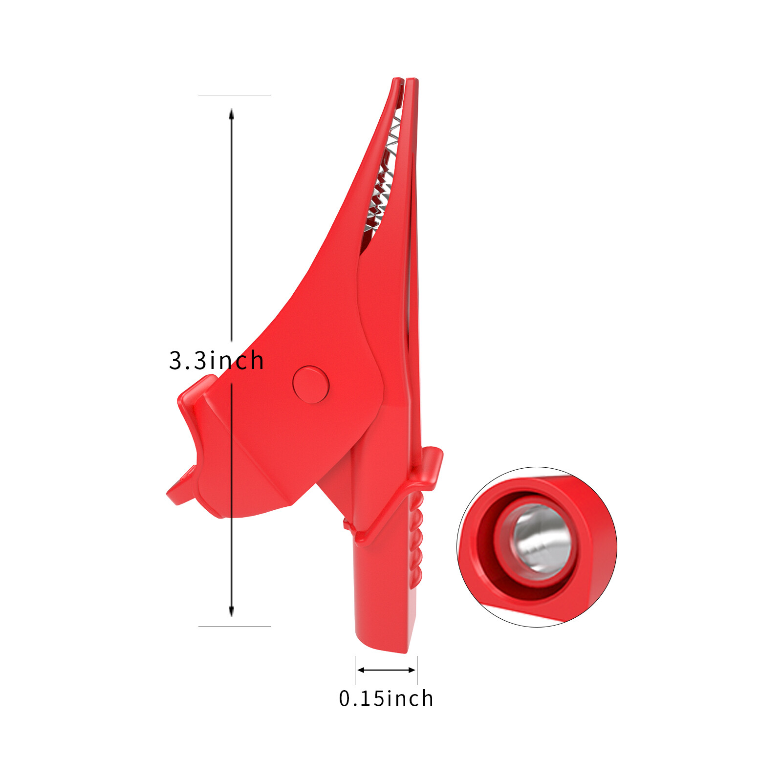 Heavy Duty Alligator Clip Full Insulated Safe Crocodile Clip 4mm Banana Socket