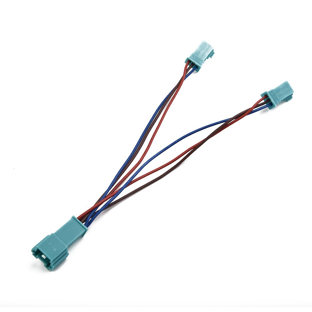 None Cable Radio Adapter Car 1pcs 3 Pin Blue Plastic & Metal Terminals