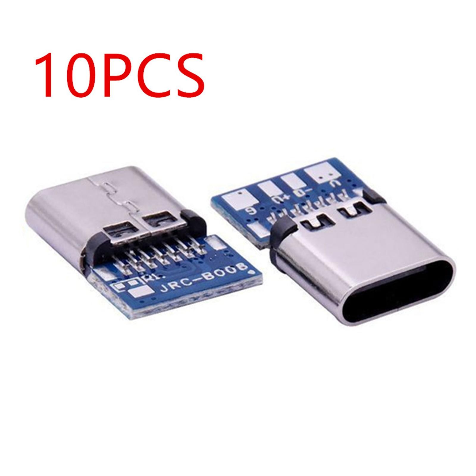 10Pcs USB Type-C 14 pin Connector Breakout P-CB Board Female Socket Type-C 2.0 h