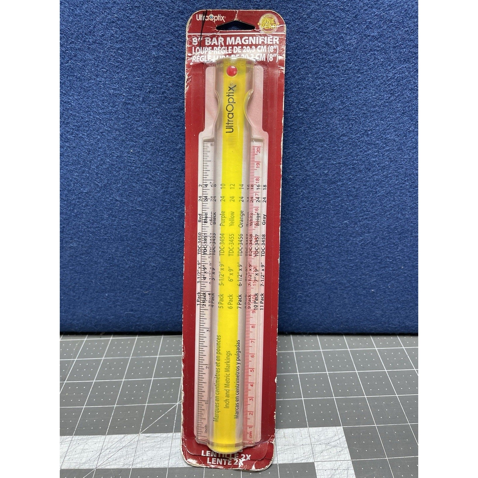 UltraOptix 8" Ruled 2x Bar Magnifier
