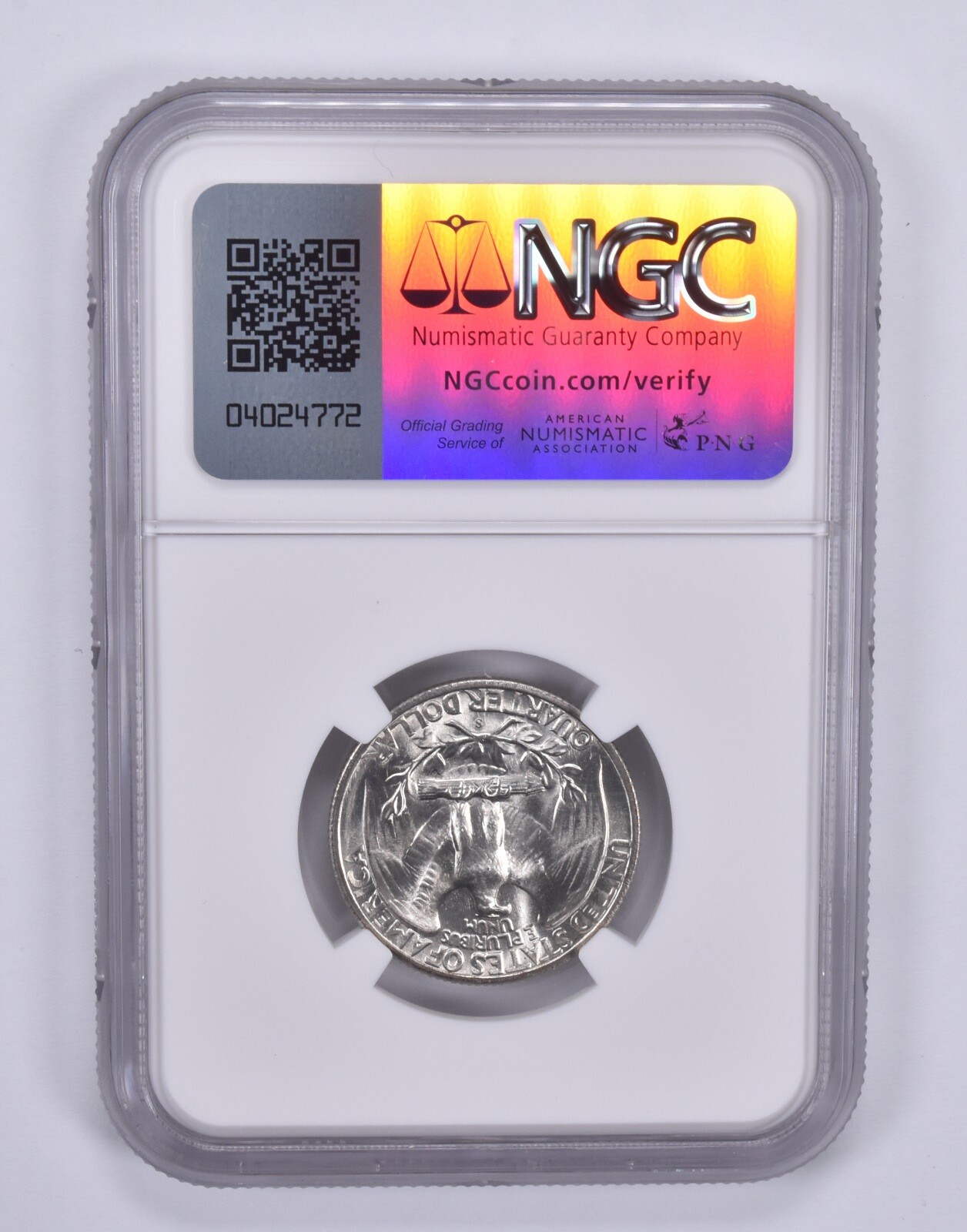 MS66 1946-S Washington Quarter NGC Special Label