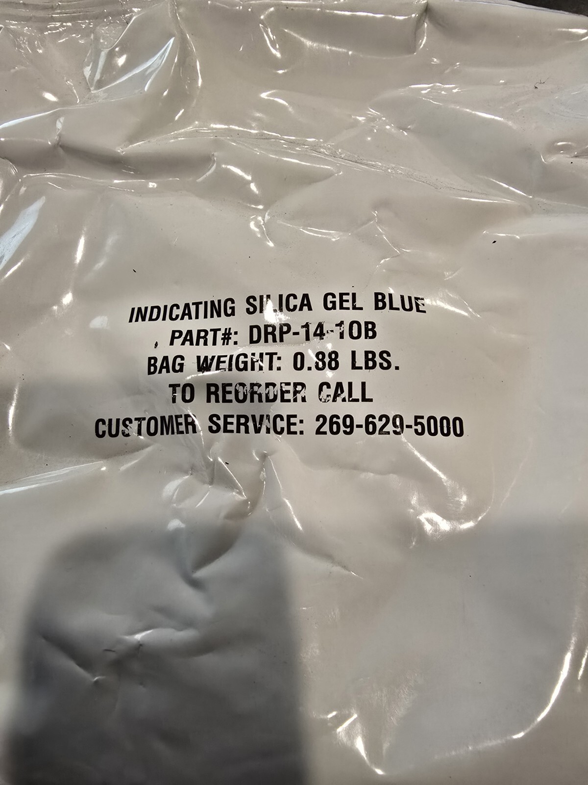(3) New Sealed Packages 100% Indicating Silica Gel Blue DRP-14-10B