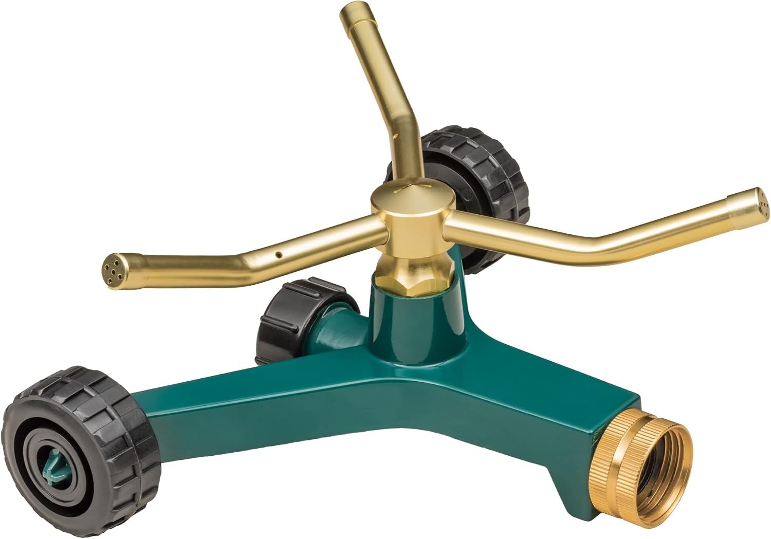 Orbit 58257N Lawn and Garden 3Arm Metal Sprinkler with Wheel Base