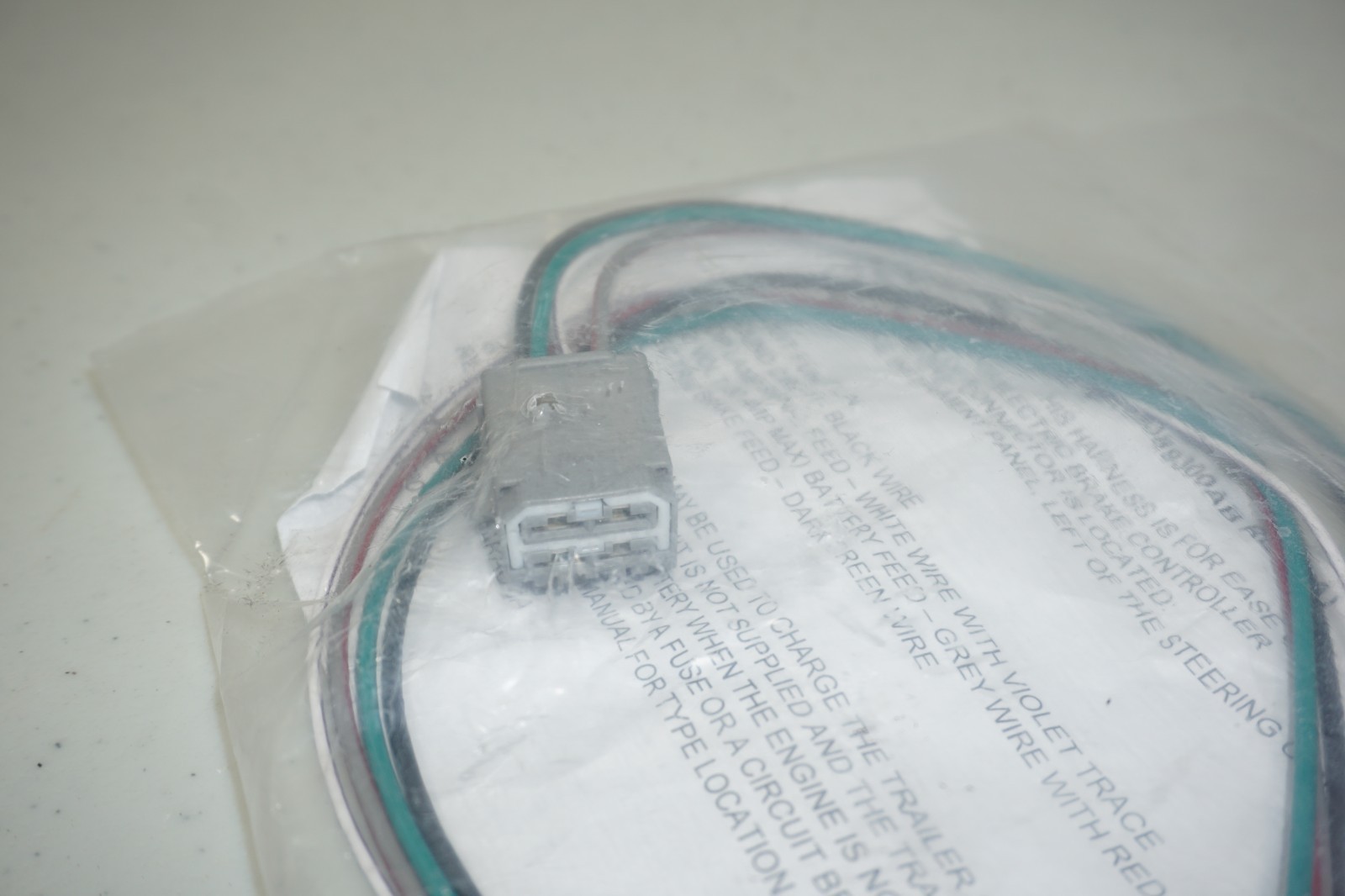 Jeep Grand Cherokee OEM Electric Brake Wiring Kit Harness Plug 68089300AB REV: A
