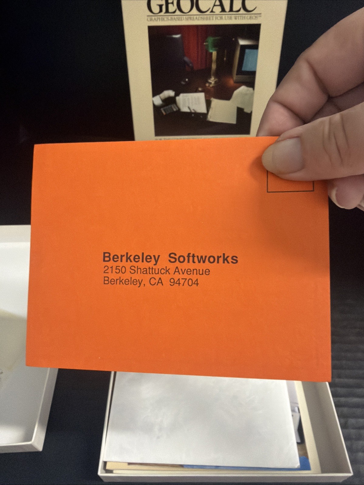 Berkley Softworks GeoCalc Graphics Based Spreadsheet Commodore 64 Complete