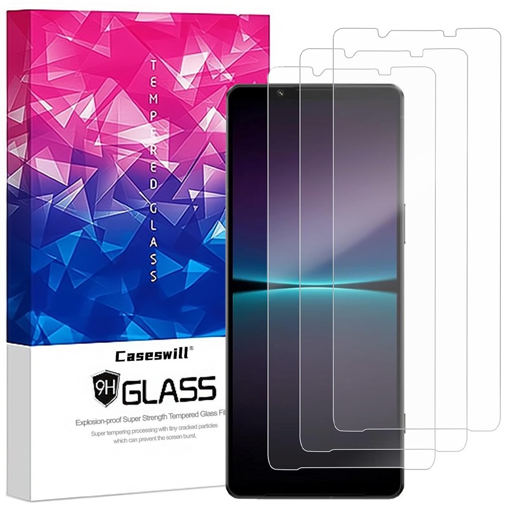 For Sony Xperia 1 5 10 VIII VII VI V IV III II Tempered Glass Screen Protector