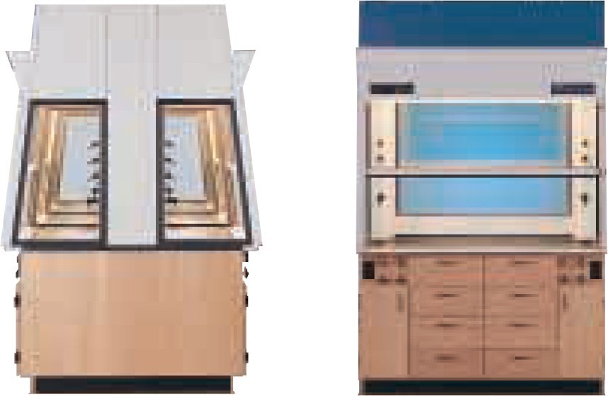 Laboratory 5' Fume Hood w/ General Storage Cabinet / Thermo Hamilton / E1-503