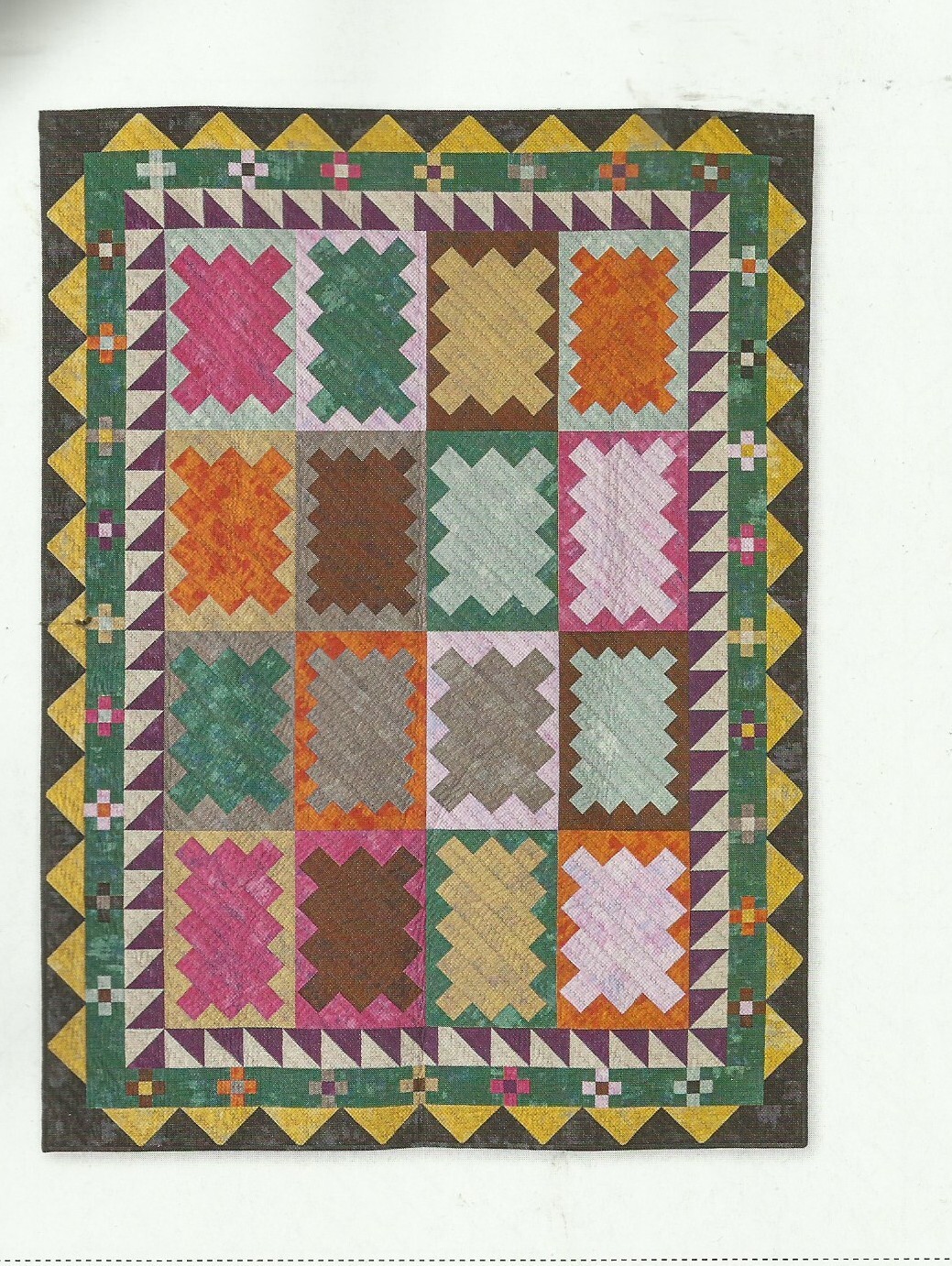 A0450 TIE THE ROOM TOGETHER QUILT PATTERN/INSTRUCTIONS