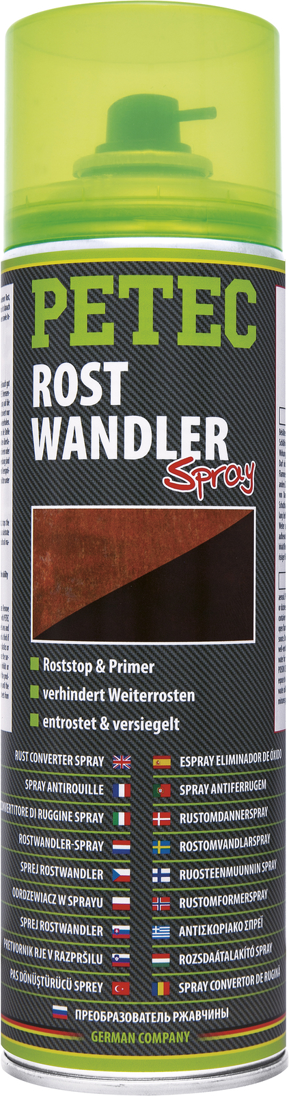 Petec Rust Converter Rust Stop Rust Primer Spray 500ml