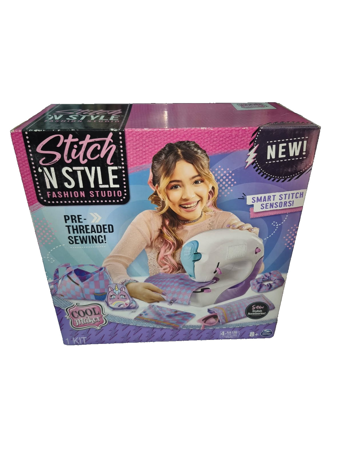 Cool Maker Stitch ‘N Style Fashion Studio Pre-Threaded Sewing Machine Toy DR23