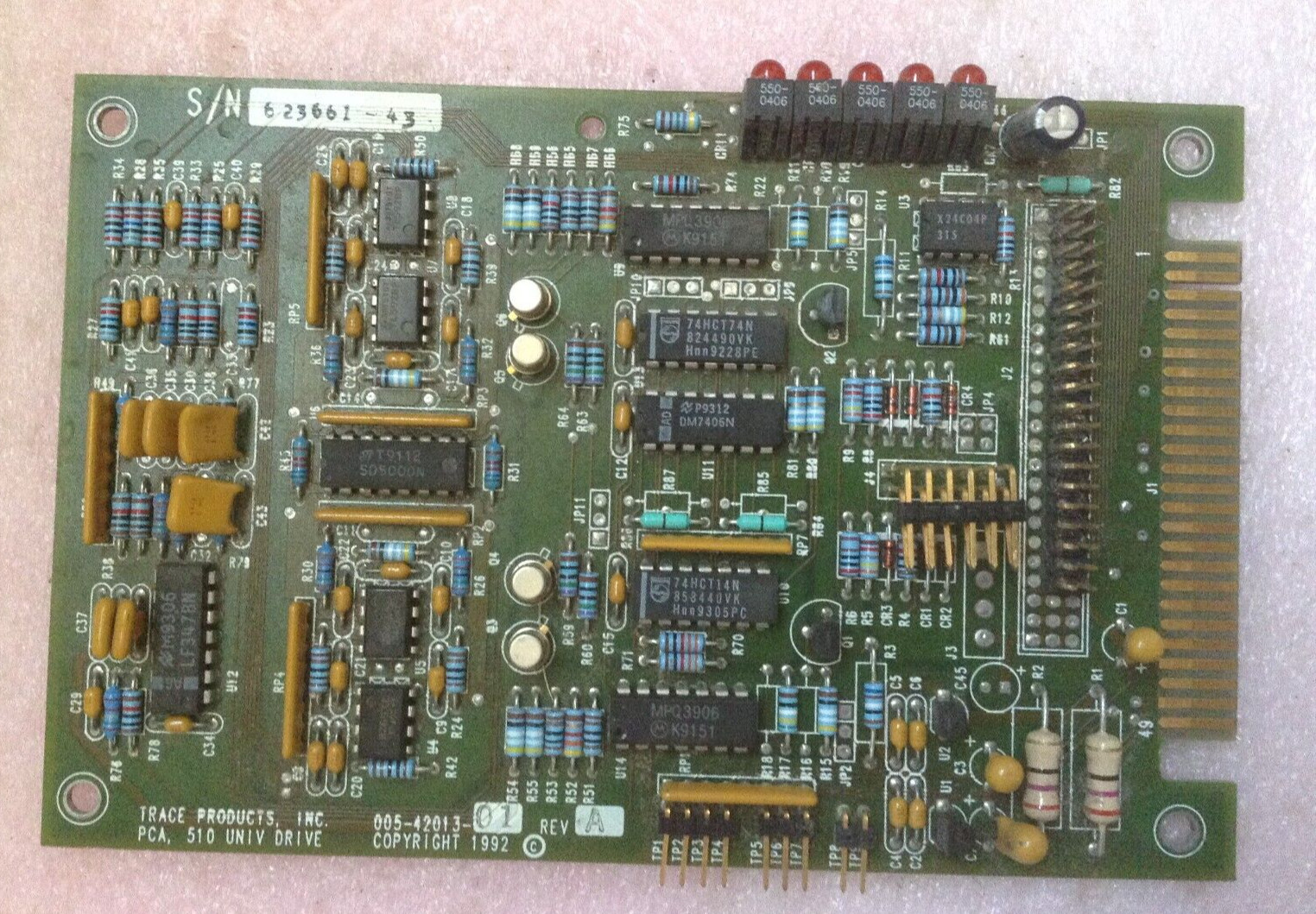 Trace Products 005-42013-01 PCA 510 Univ drive board