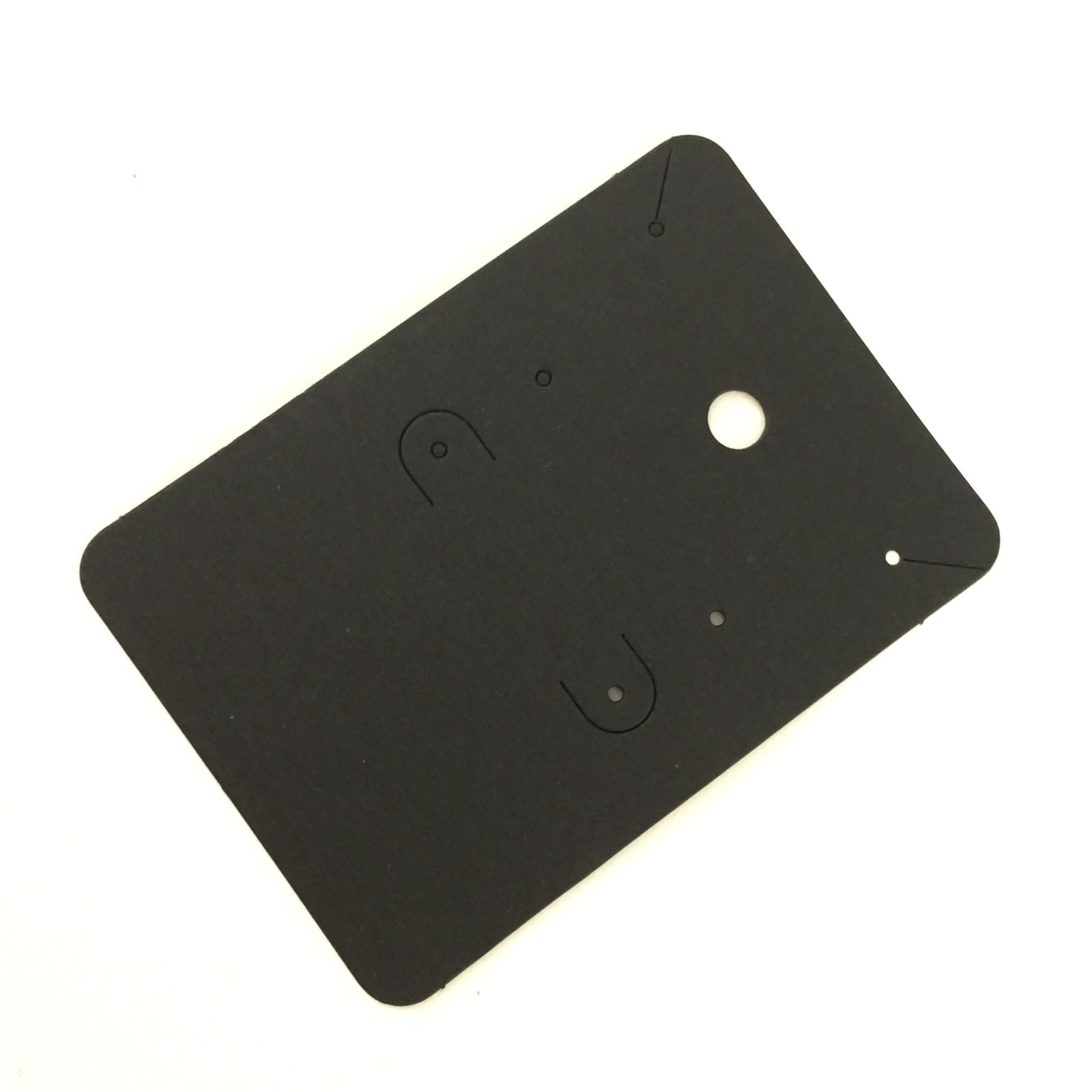 Wholesale 600pc Black Blank Necklace Leverback Earrings Paper Display Card