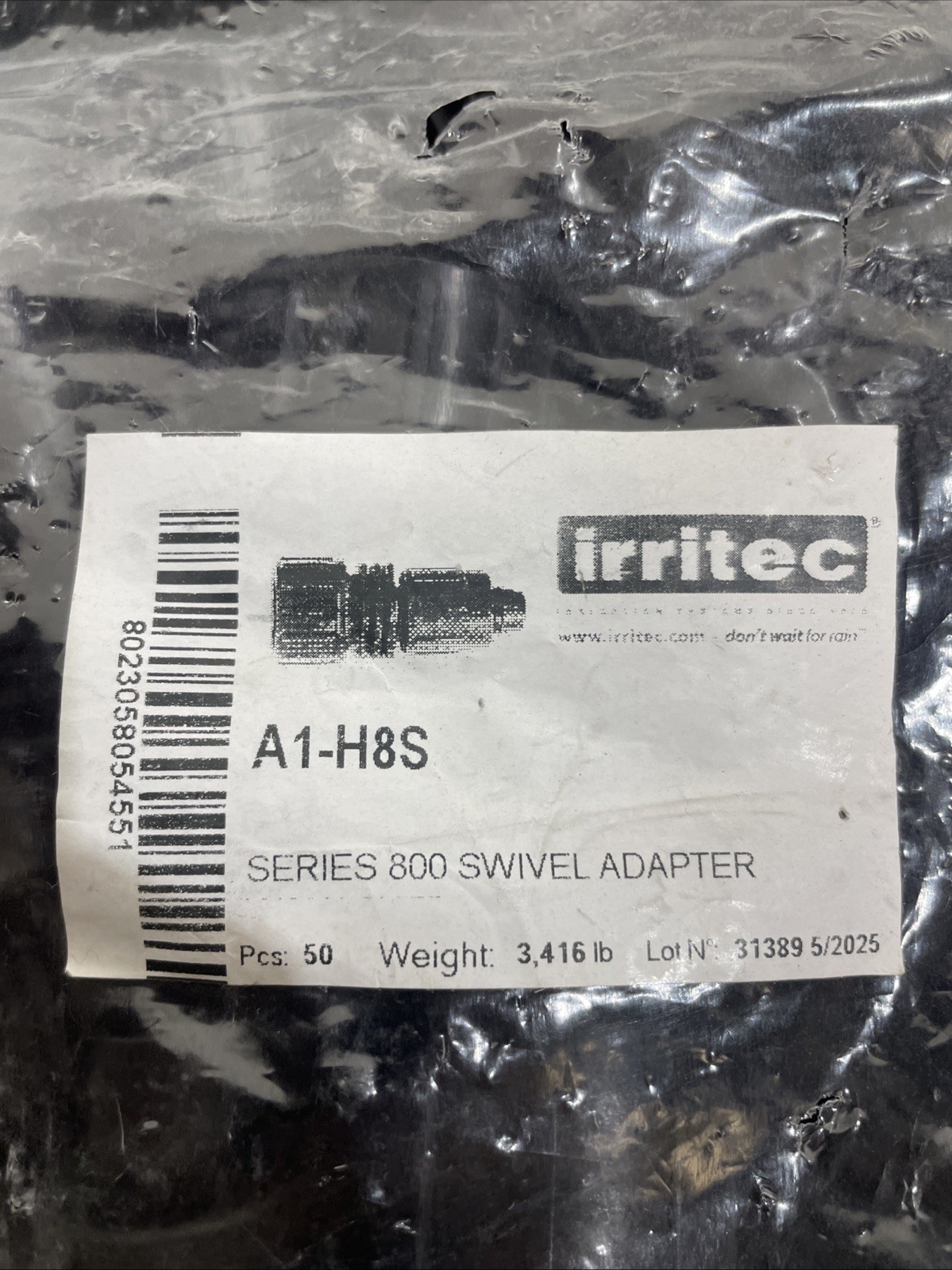 Irritec series 800 swivel adapter 50pcs