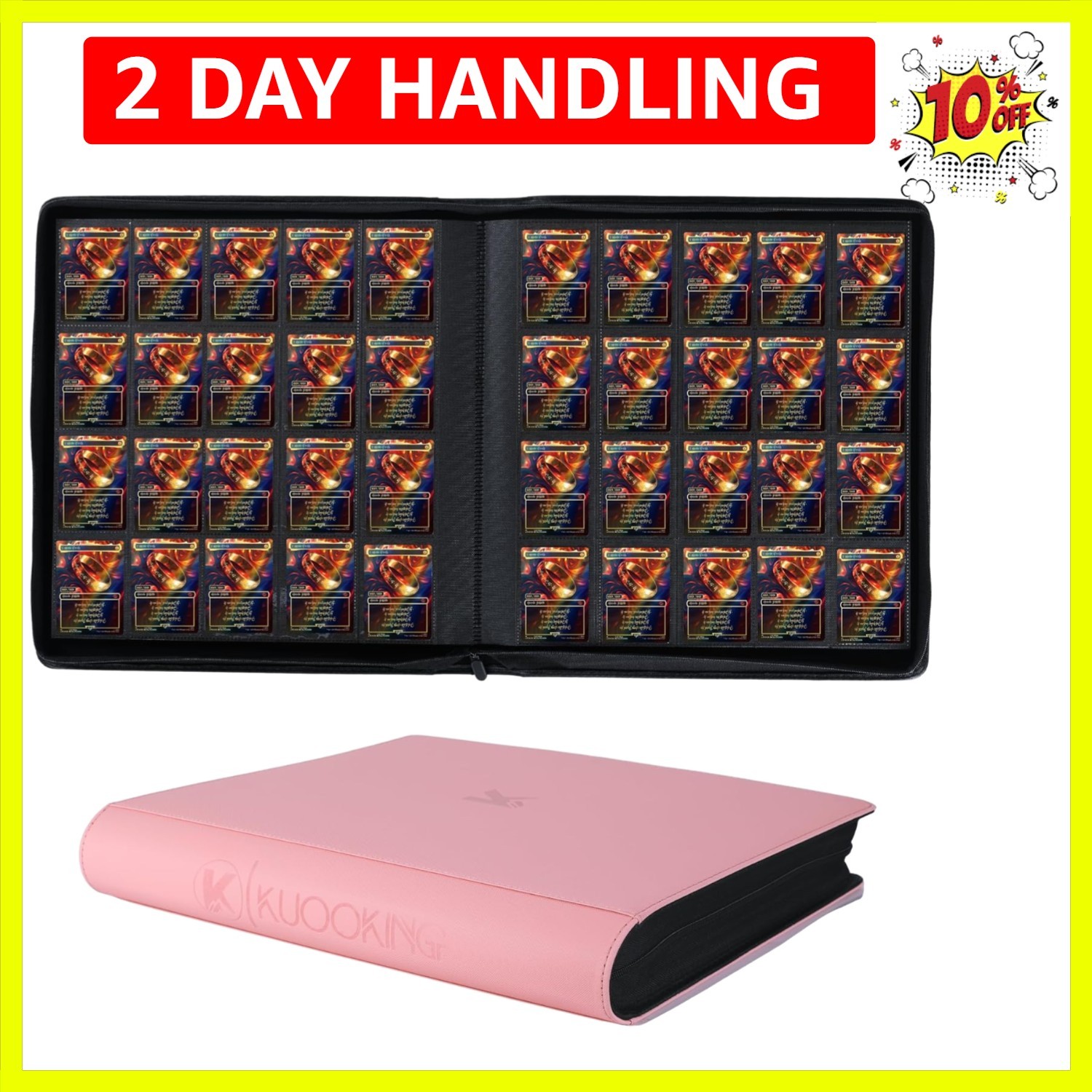 2000 Pockets Trading Card Binder, 20-Pocket Card Ablum Compatible with MTG,Sp...