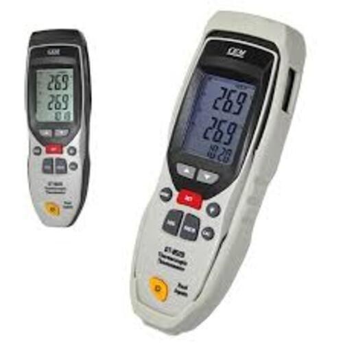 CEM DT-852A SINGLE INPUT DIGITAL THERMOMETER - NEW BATTERY, PROBE - Used