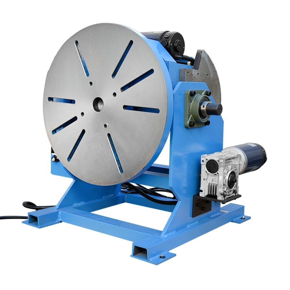 550-1100 Lbs Cap. Welding Positioner Turn Rotary Table Tilt 0-45-90 Degree 110V