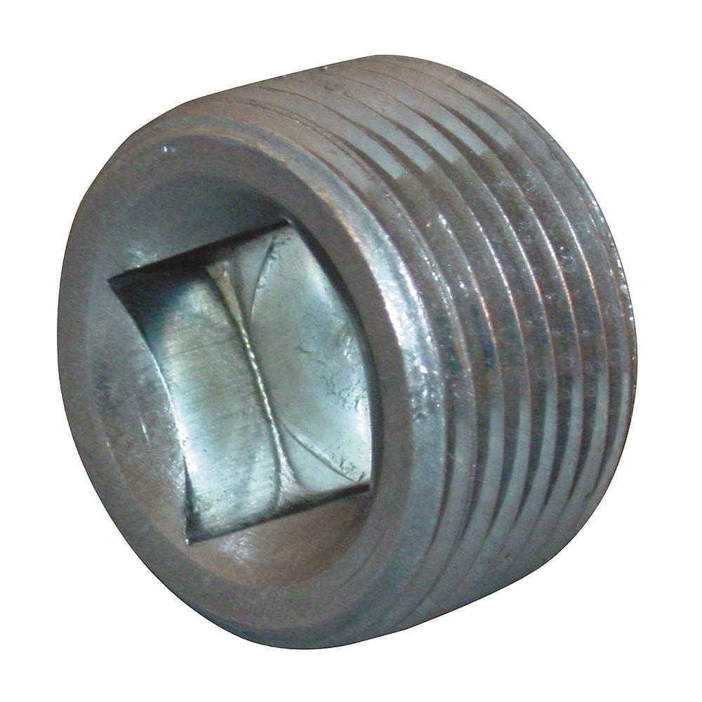 GRAINGER APPROVED 5016031 Hex Recessed Head Plug, Magnetic, 1/8 in 4CCF2