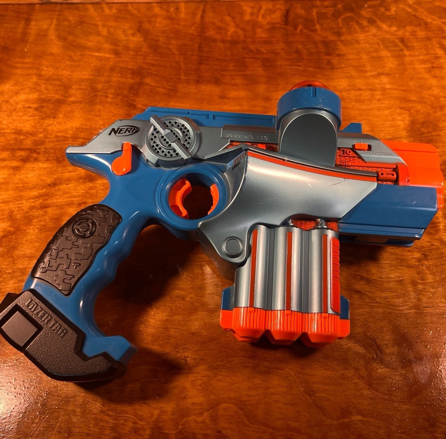 Blue Nerf Lazer Tag Phoenix LTX Tagger Blue Fun One Multiplayer Laser