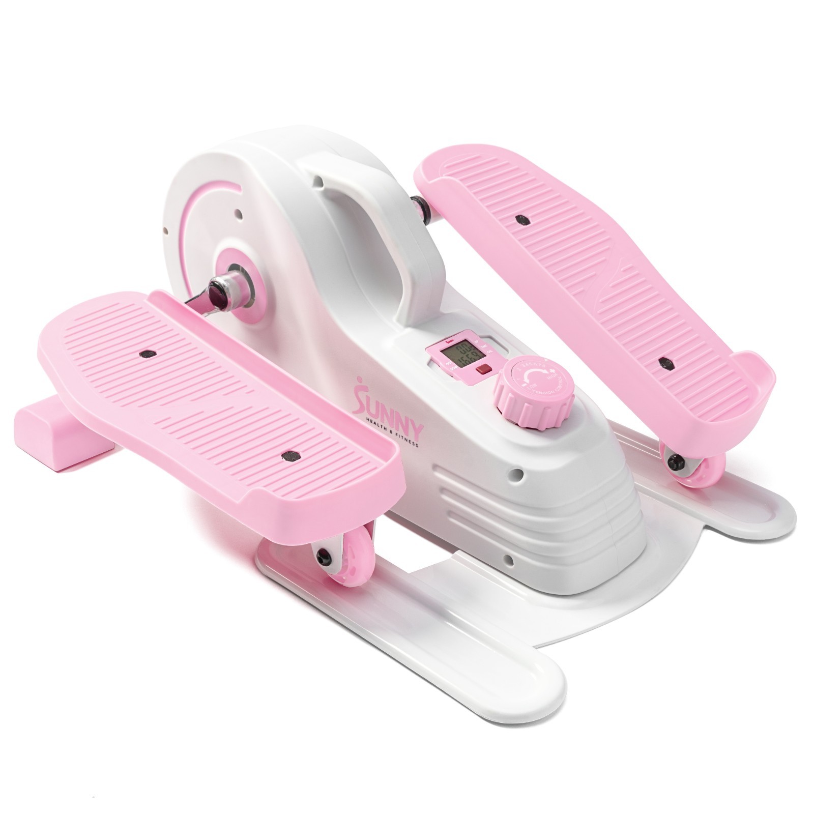 Pink Sitting Under Desk Pedal Exerciser Portable Training Machine Leg Exercise