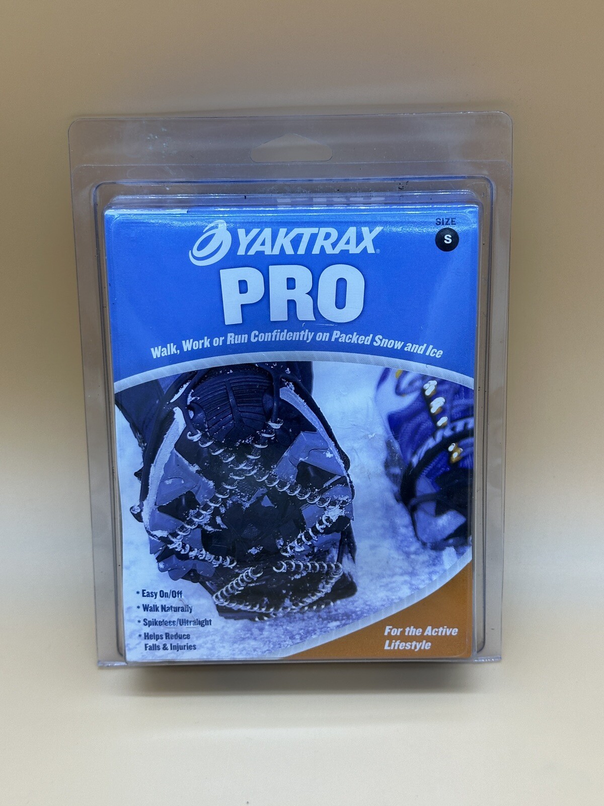 YakTrax Pro Ice Traction Device For Shoes New In Open Box, Size Small Mens 5-8.5