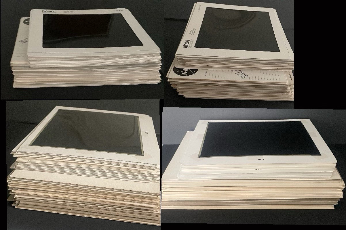 1972-1990 NASA Space Shuttle Program 100+ Large Transparency Presentation lot