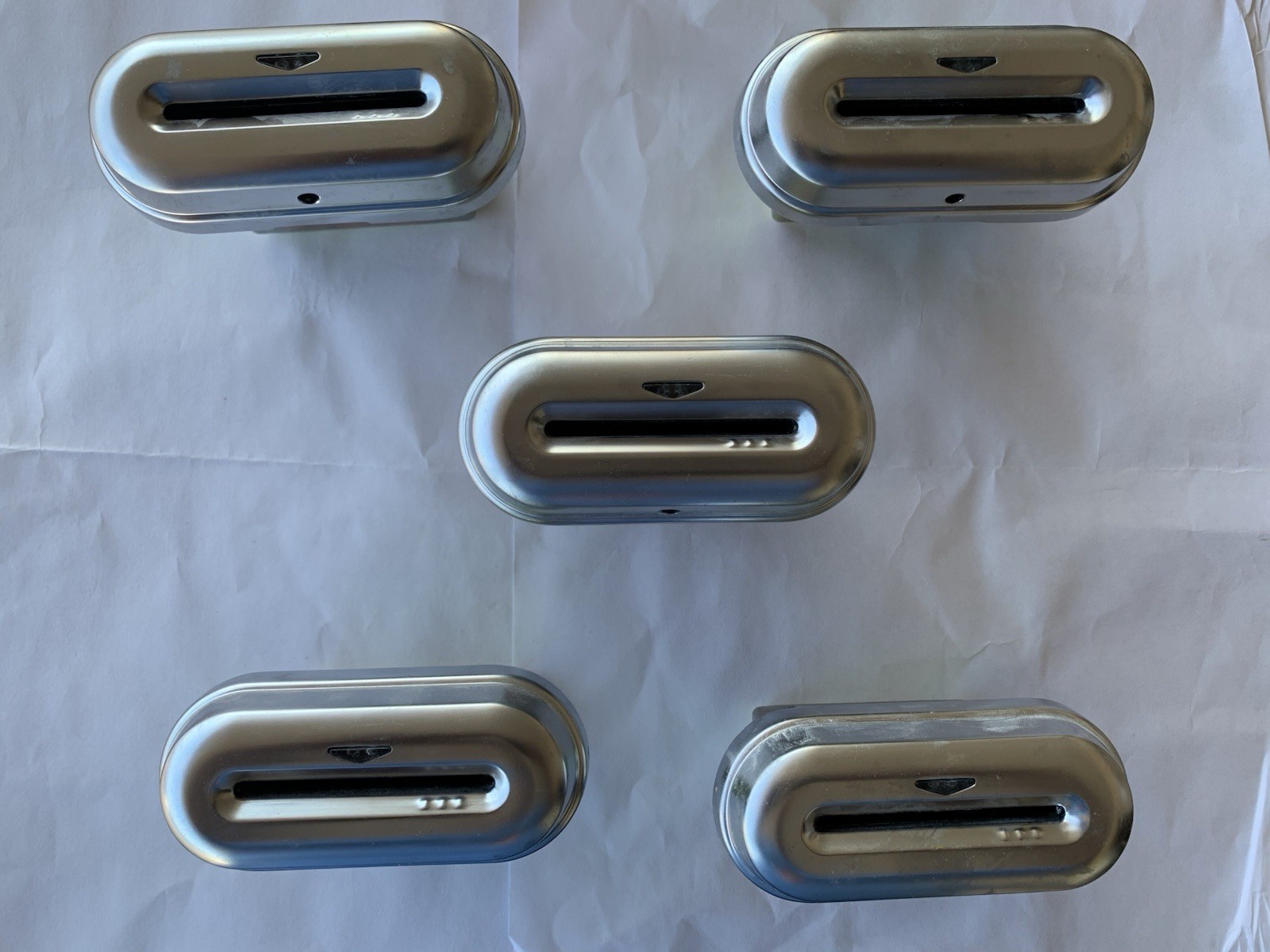 ONITY ADVANCE CARD READER Satin chrome FOR GUEST ROOM DOORS 5 PACK Used