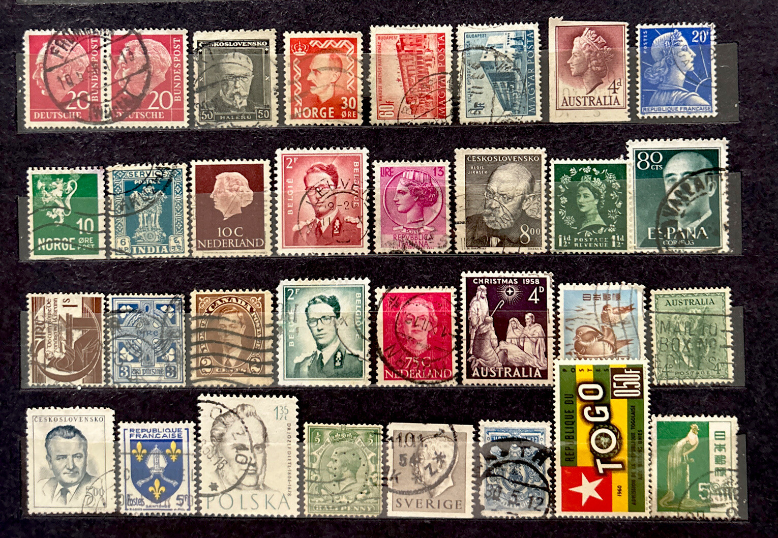 Worldwide Stamps 31 Different Condition Used, UH (2836)A