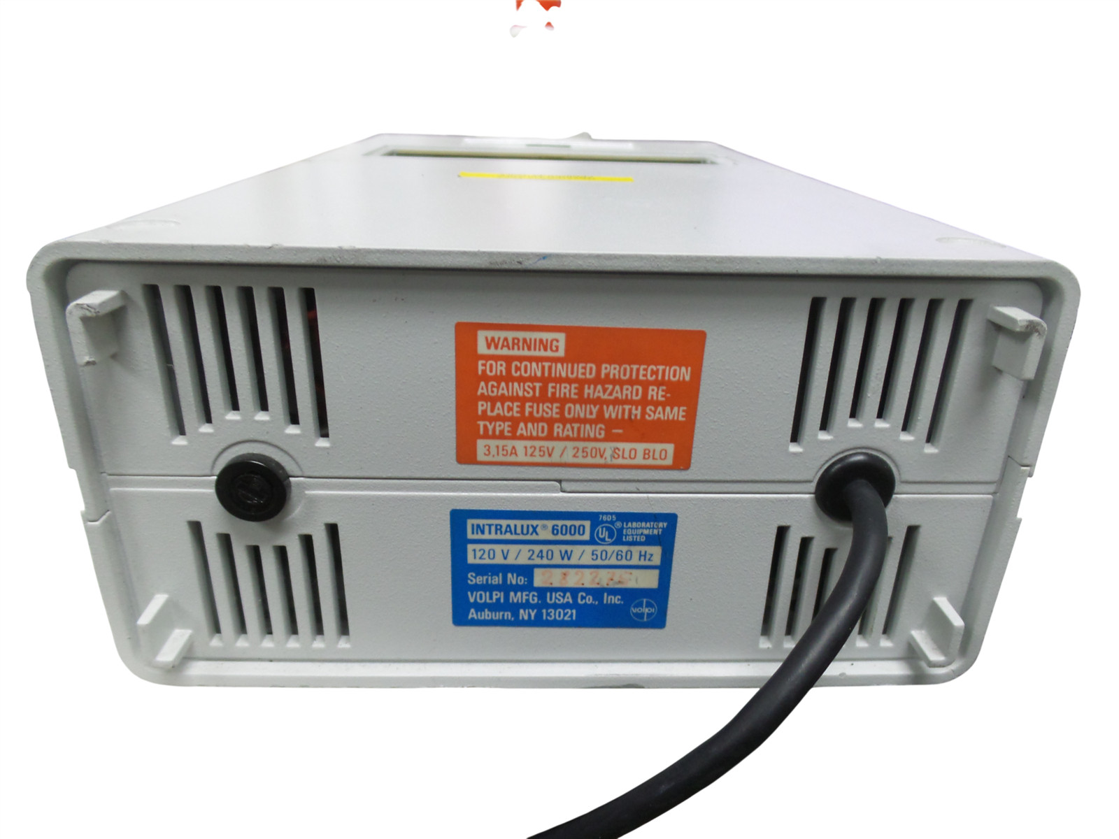 Volpi Intralux 6000 Fiber Optic Light Source- Free Shipping