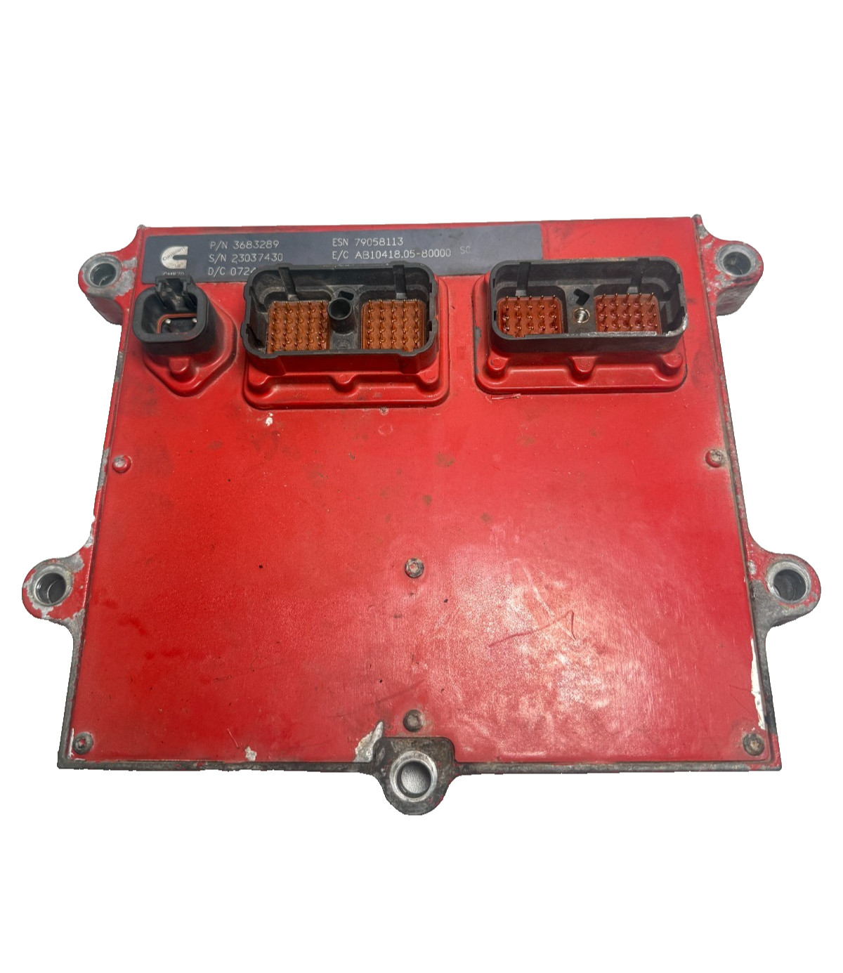 OEM Cummins ISX Engine Control Module ECM ECU P/N: 3683289 Red