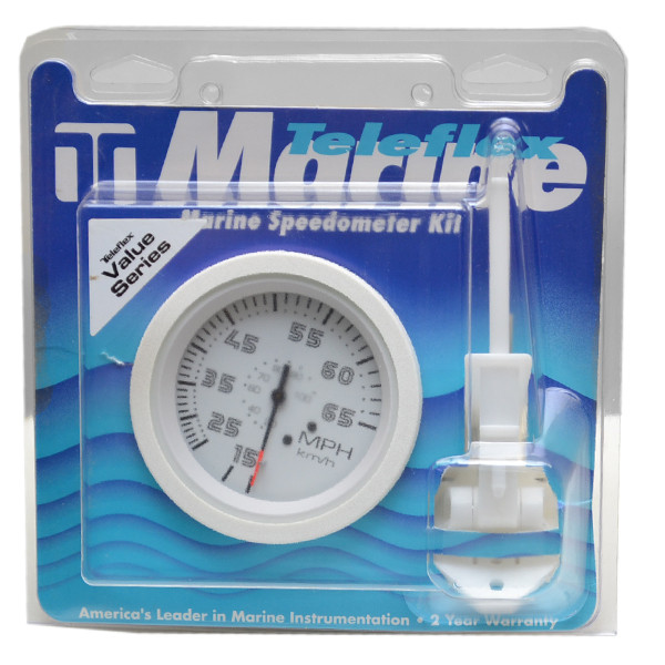 Teleflex Boat Speedometer Gauge w/ Pickup 67513P | Sportsman 3 1/4 Inch