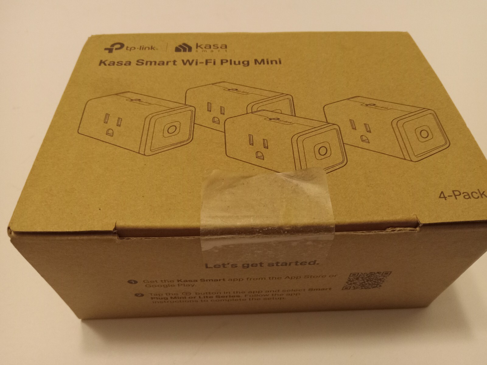 TP Link Kasa Smart Wi-Fi Plug Mini 4 Pack New in Open Box