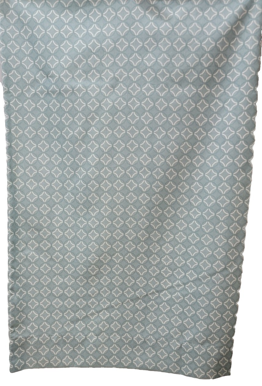 2 100% Polyester Pillowcases By Essential Home Stan/ Queen, Aqua Print