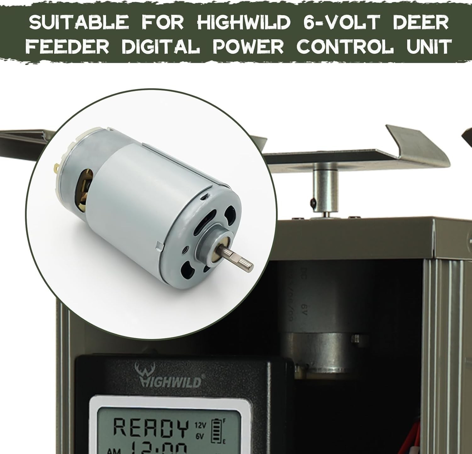 Universal 6V Hunting Spinner Feeder Box Motor