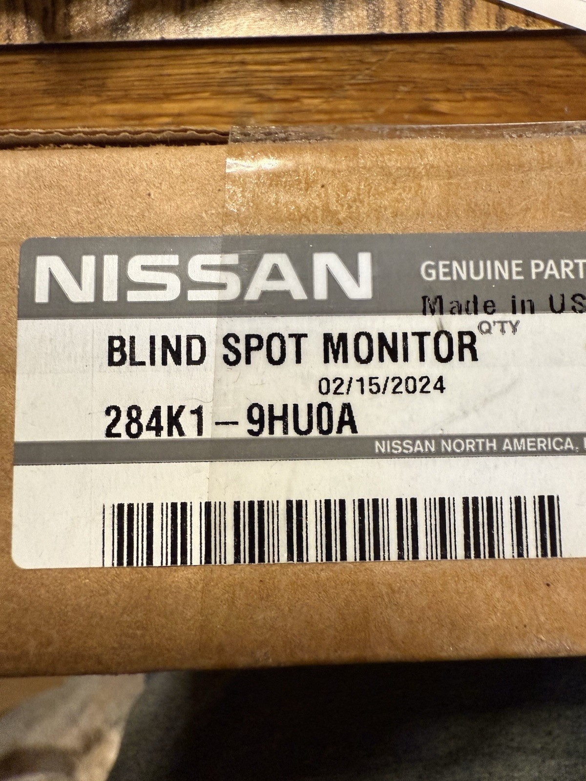 Genuine Nissan Blind Spot Radar 284K1-9HU0A 2017-18 ALTIMA 2017-2020 MAXIMA LH