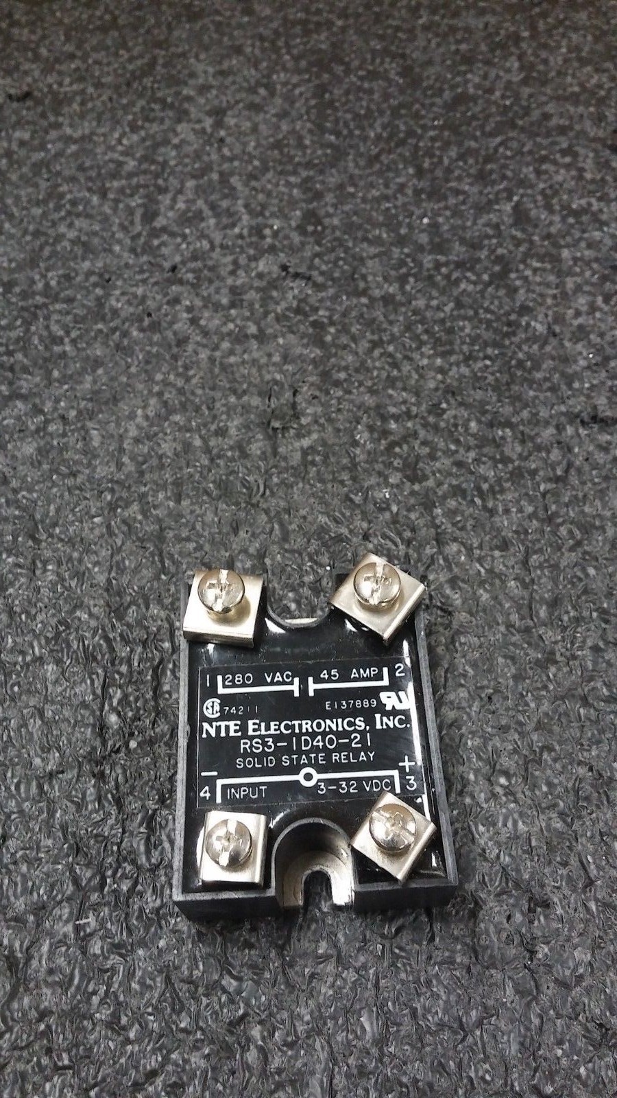 NTE Electronics RS3-D40-2 Solid State Relay with Heatsink